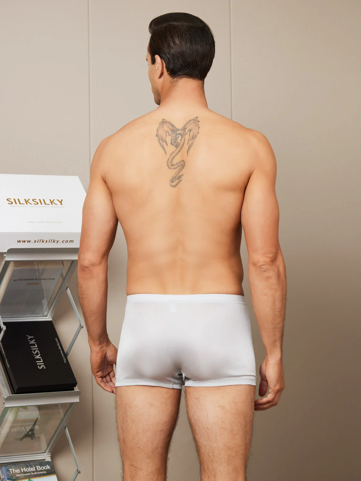 Men‘s Pure Silk Boxer Briefs Underwear - Image 23