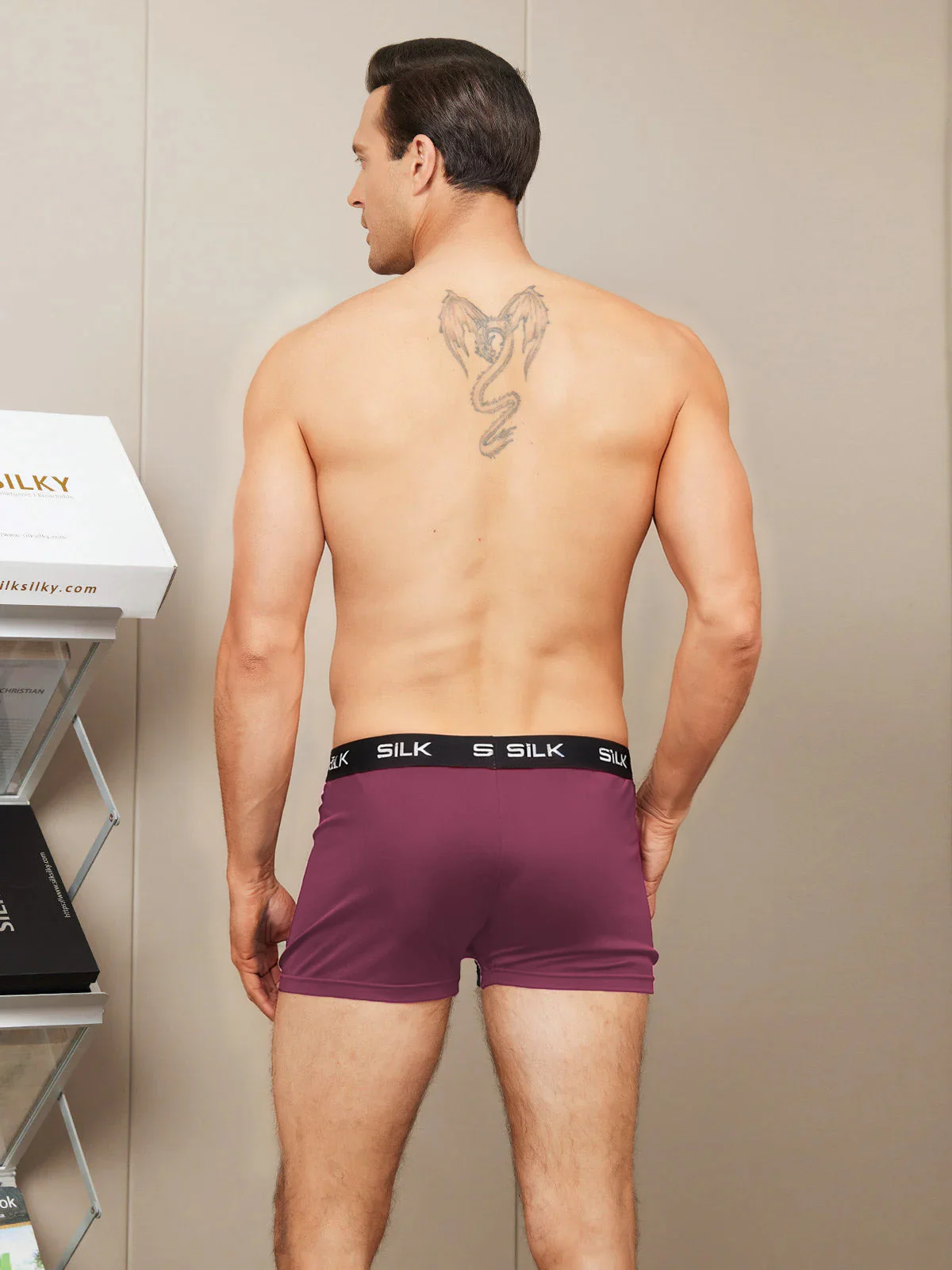 Men‘s Ultra Soft Comfy Pure Silk Boxer Underwear - Image 14