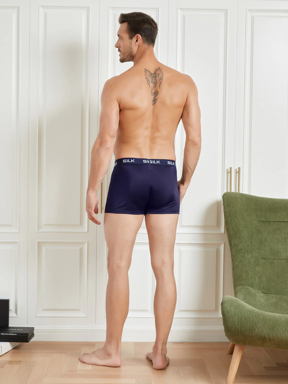 Men‘s Ultra Soft Comfy Pure Silk Boxer Underwear - Image 7