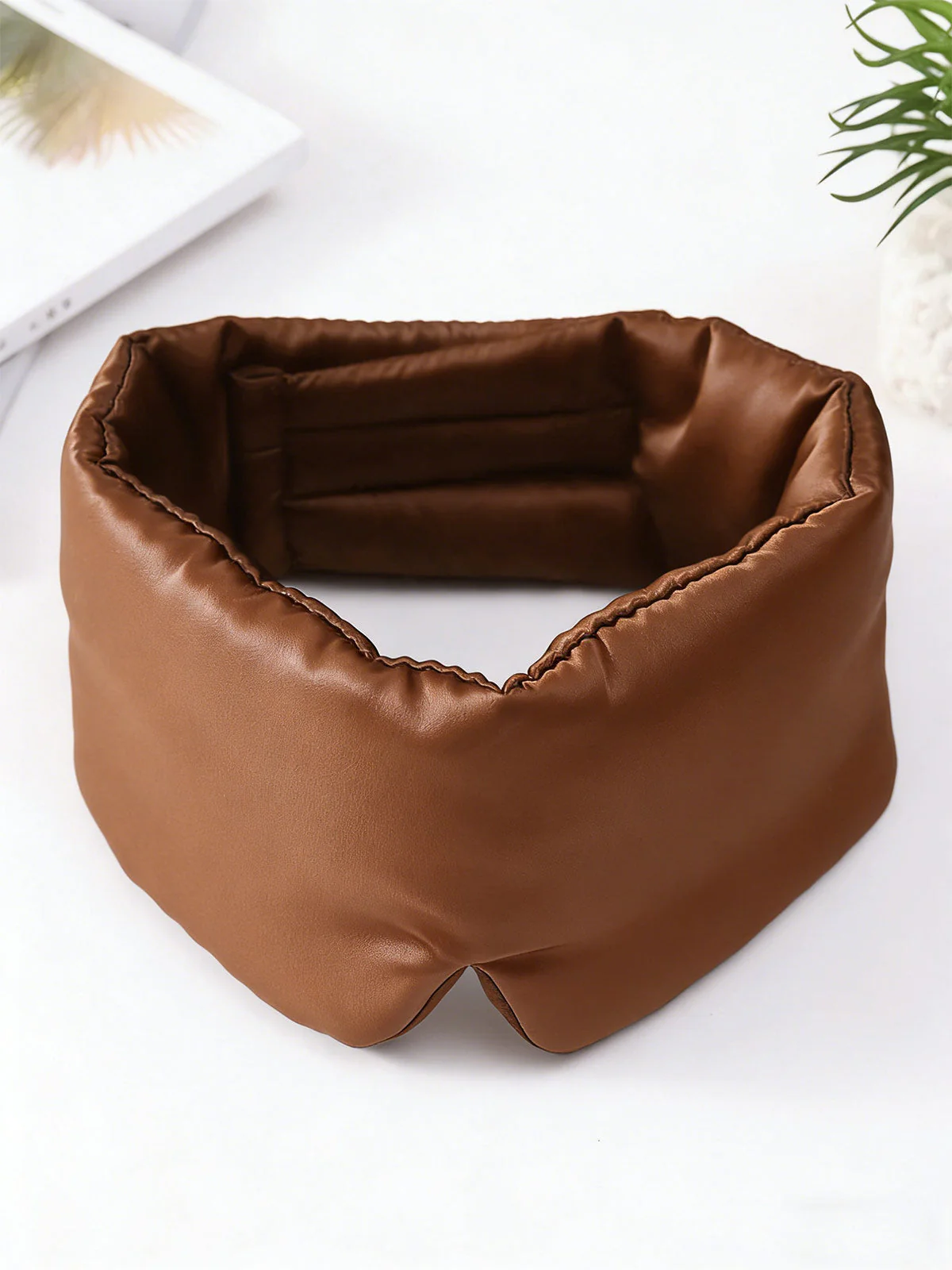 One Piece Silk Sleep Eye Mask With Velcro - Image 51