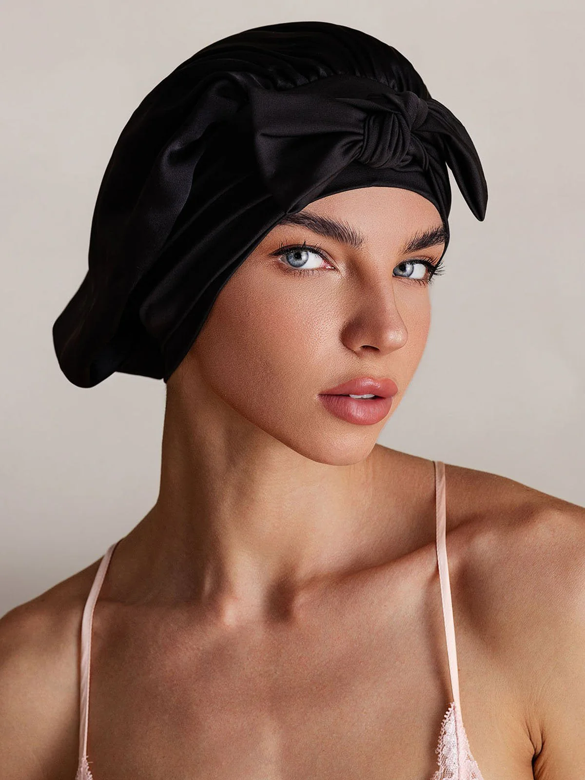 Pure Silk Bowknot Tie Bonnet - Image 19