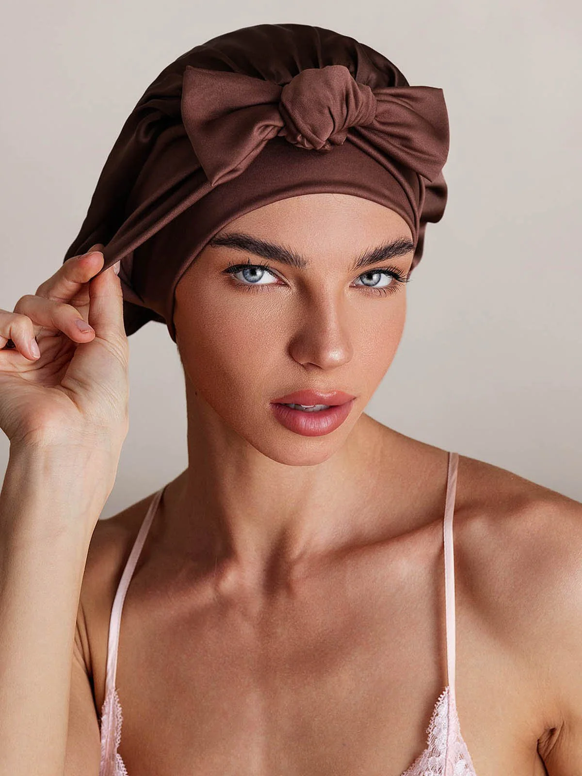 Pure Silk Bowknot Tie Bonnet - Image 25