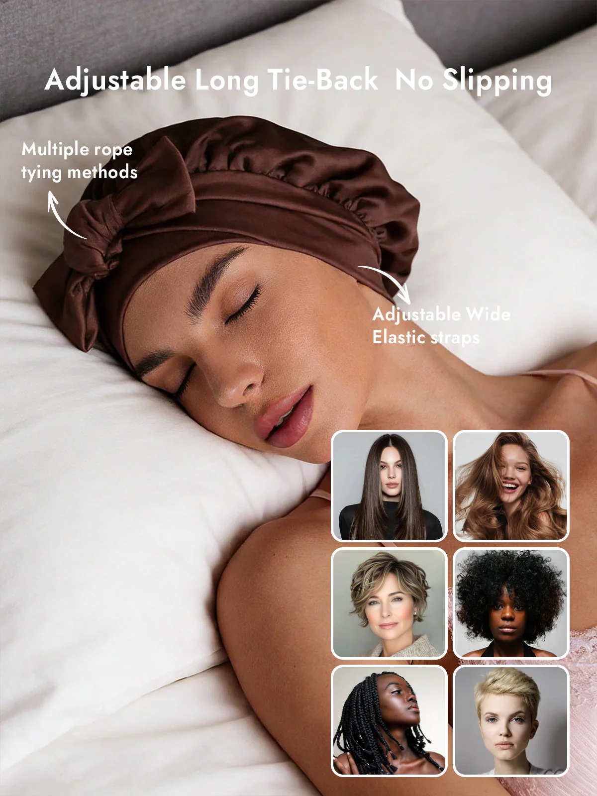 Pure Silk Bowknot Tie Bonnet - Image 28