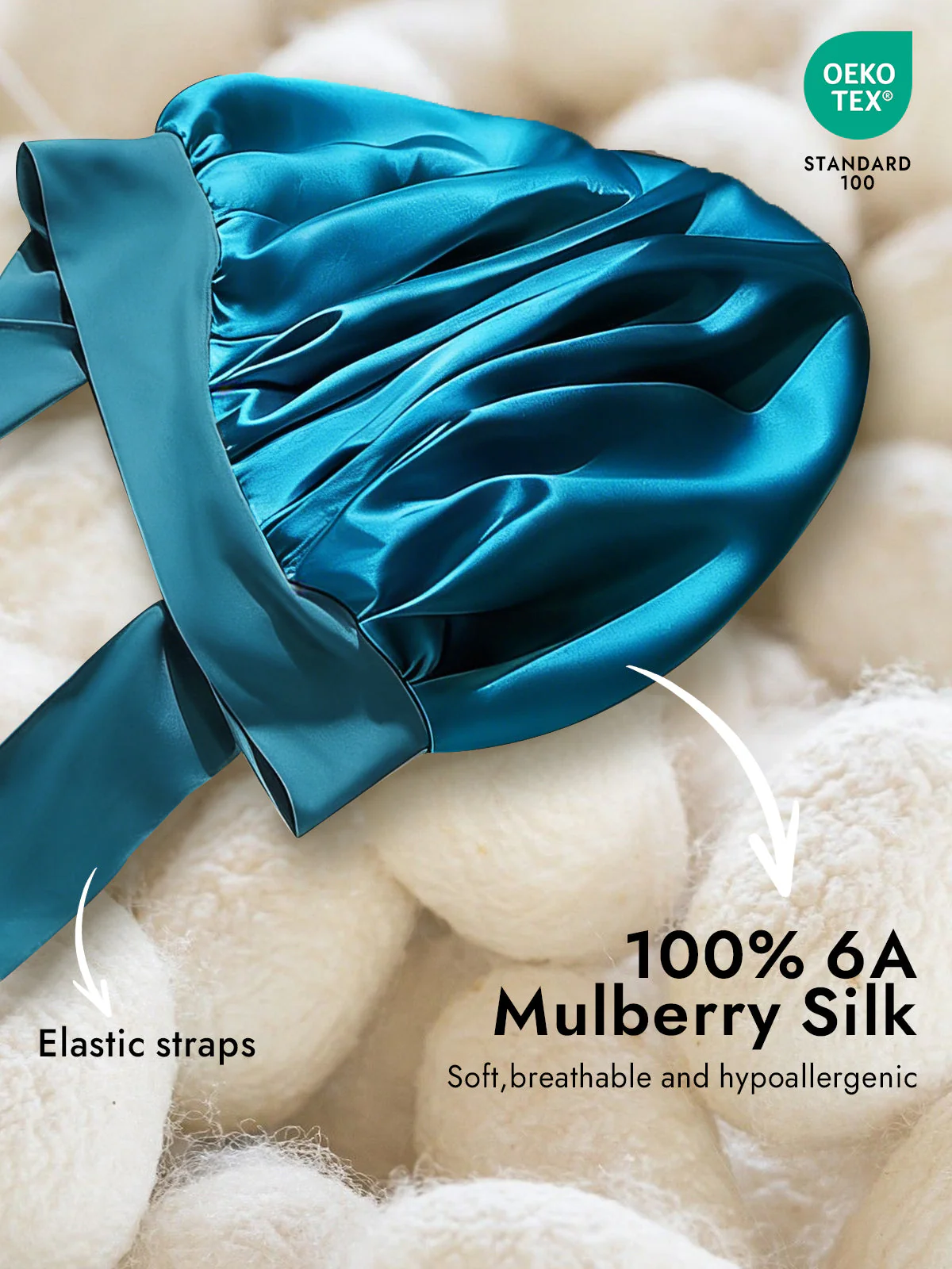 Pure Silk Bowknot Tie Bonnet - Image 38