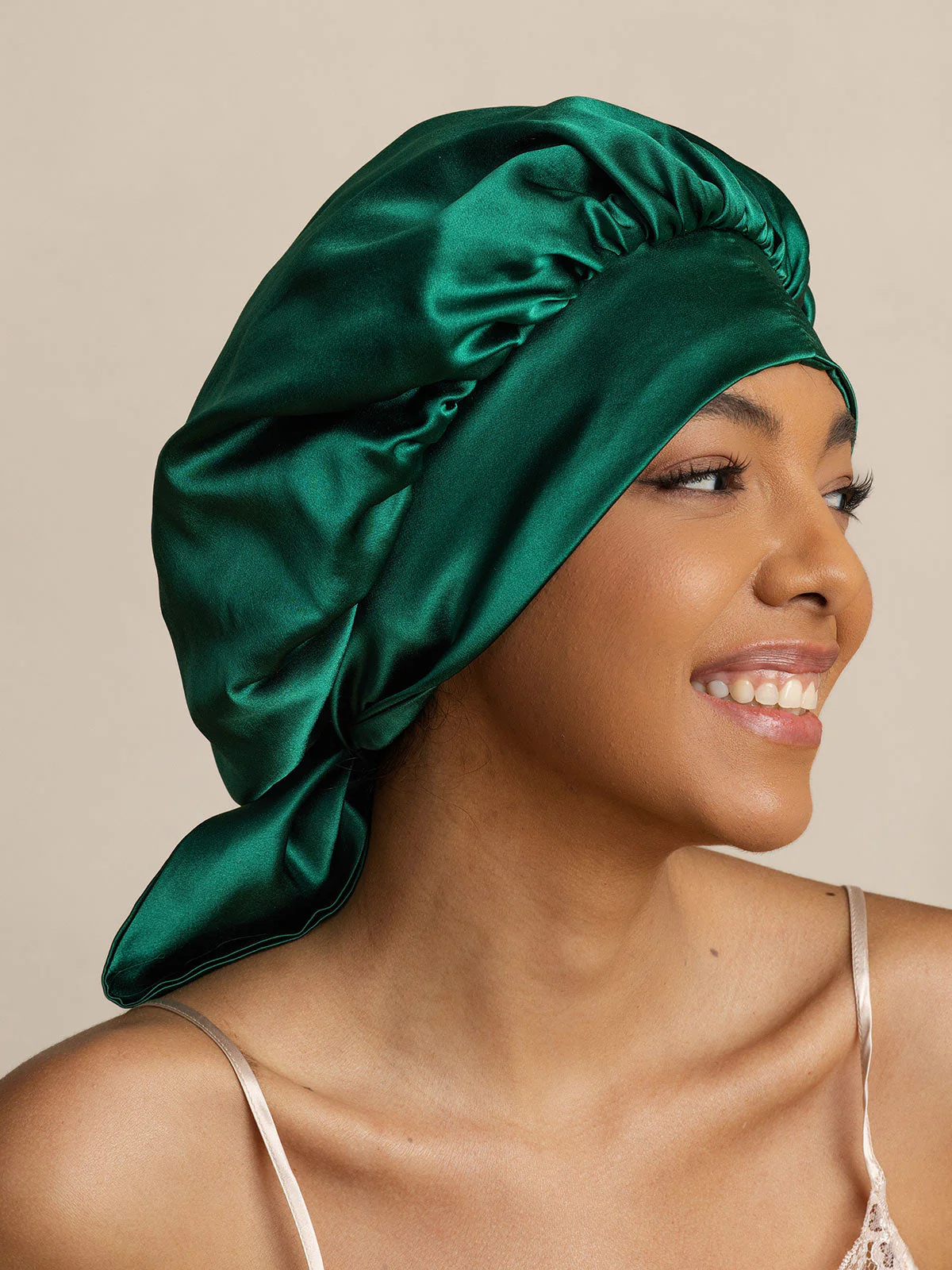 Pure Silk Casual Bonnet with Long Ribbons (Two-tone and Double-sided) - Image 24