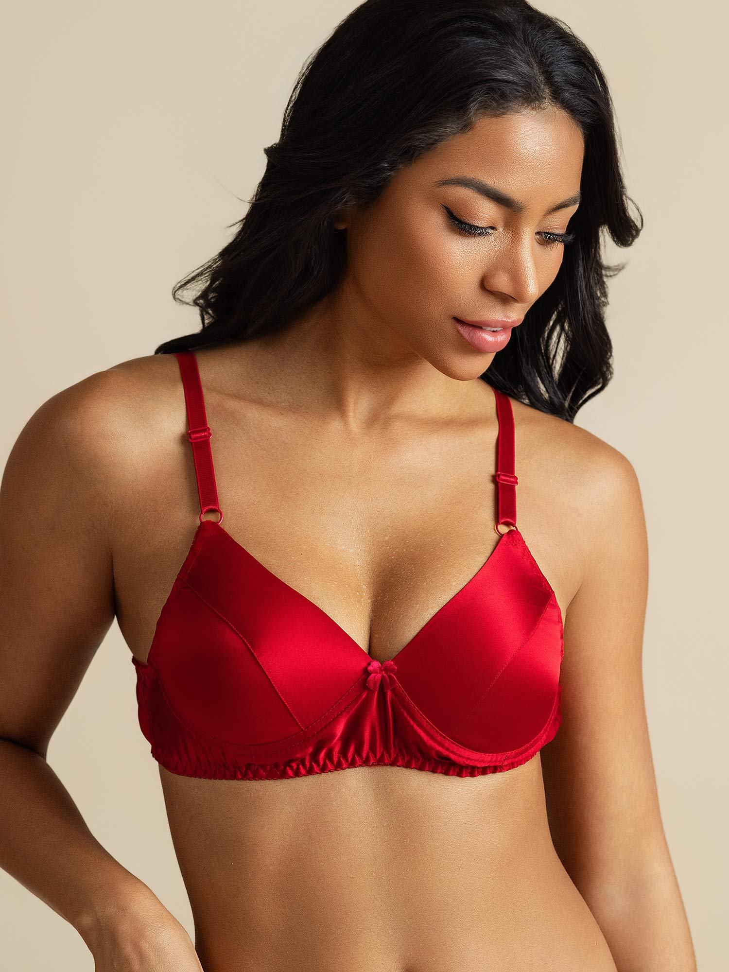 Pure Silk Classic Full Bra with Adjustable Straps - Image 16