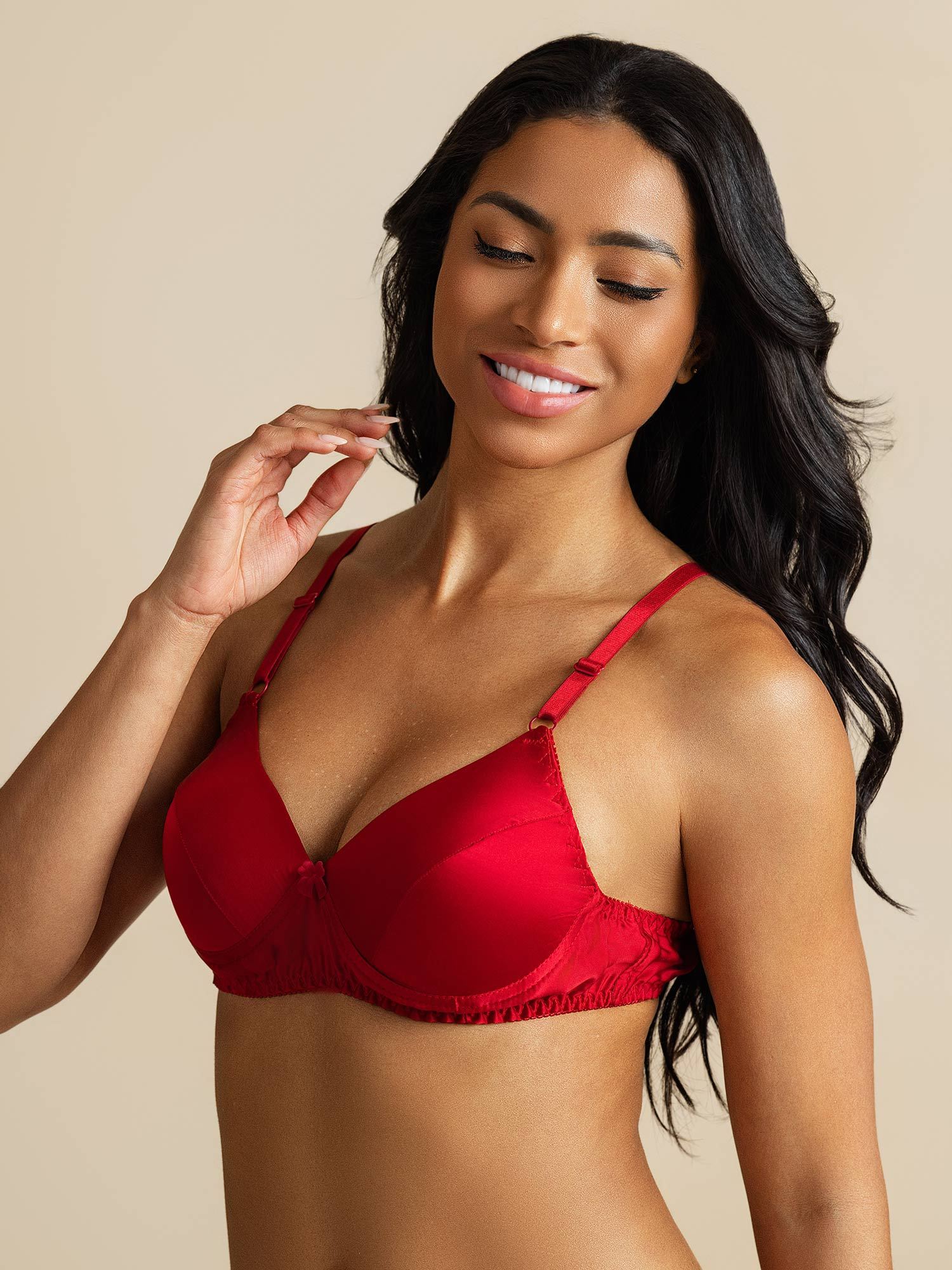 Pure Silk Classic Full Bra with Adjustable Straps - Image 17