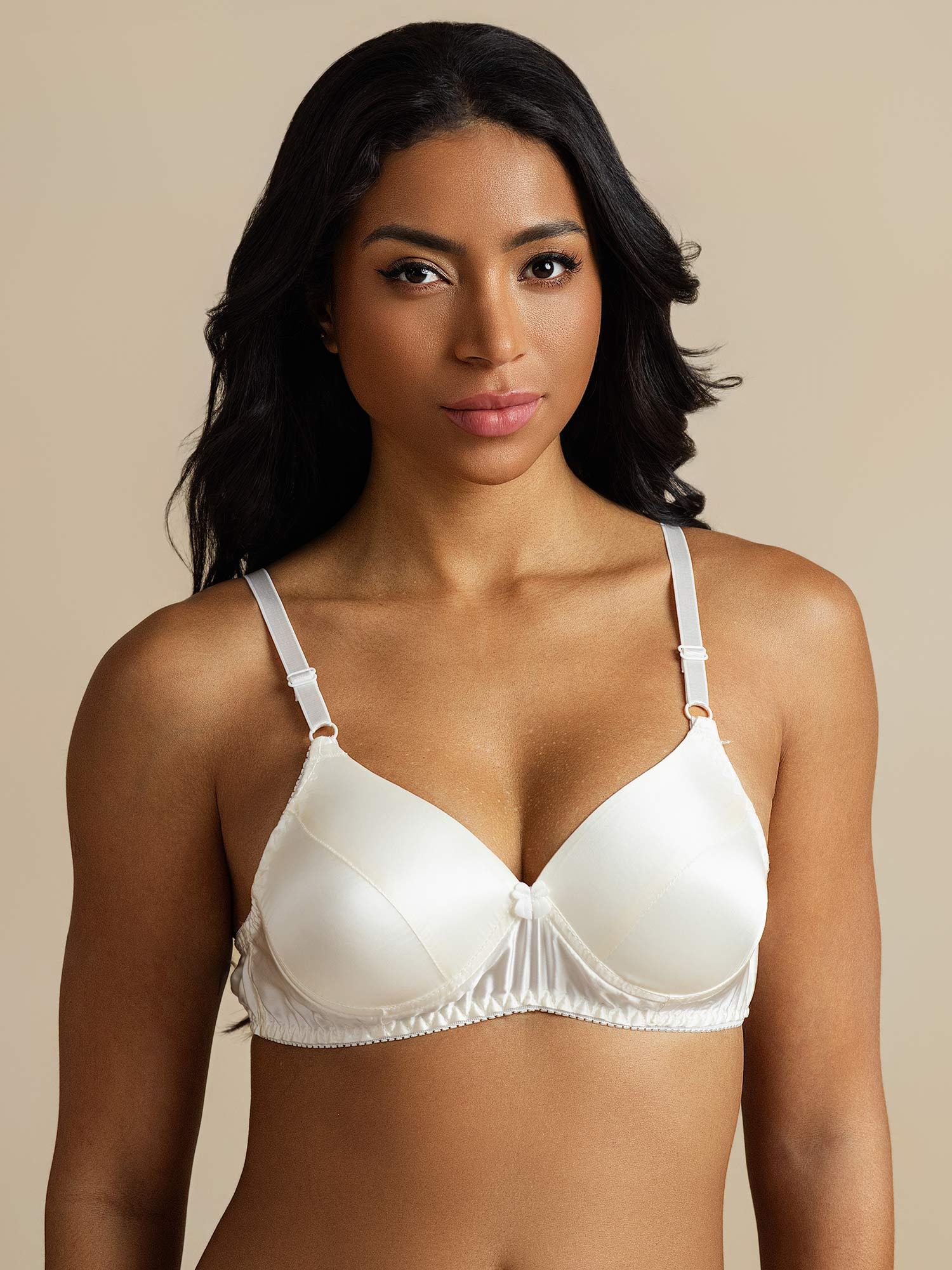 Pure Silk Classic Full Bra with Adjustable Straps - Image 3