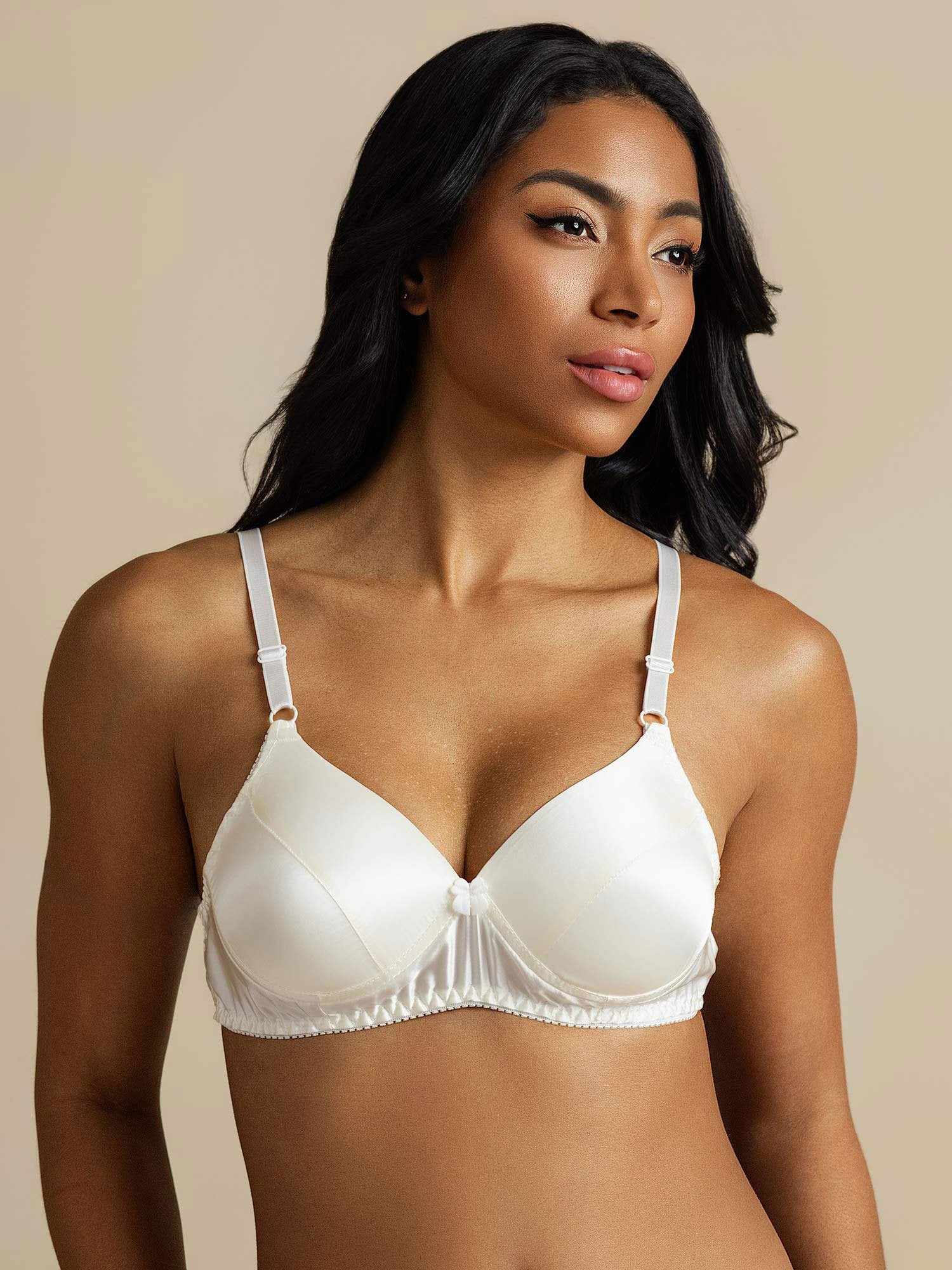 Pure Silk Classic Full Bra with Adjustable Straps - Image 7