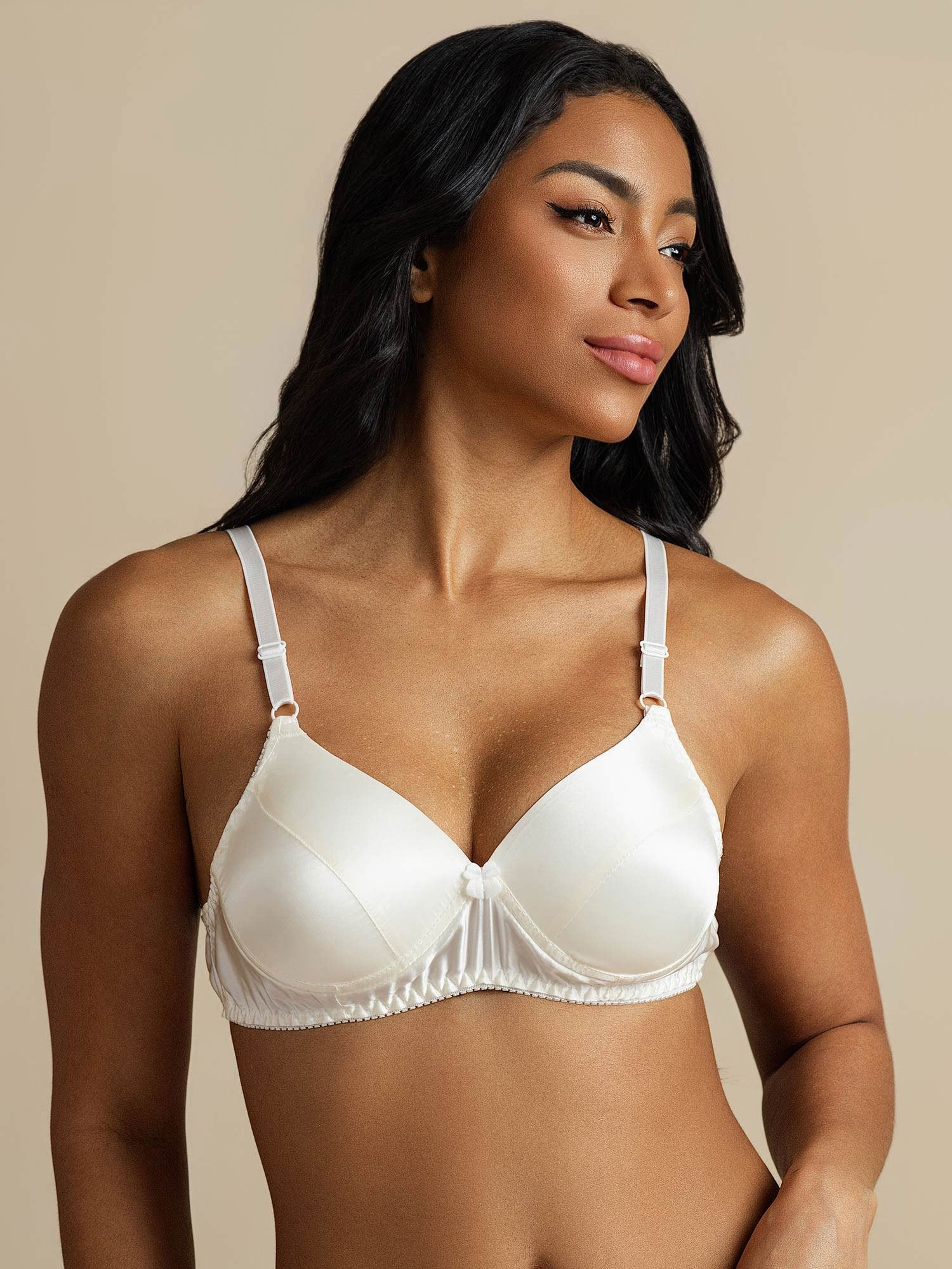 Pure Silk Classic Full Bra with Adjustable Straps - Image 8