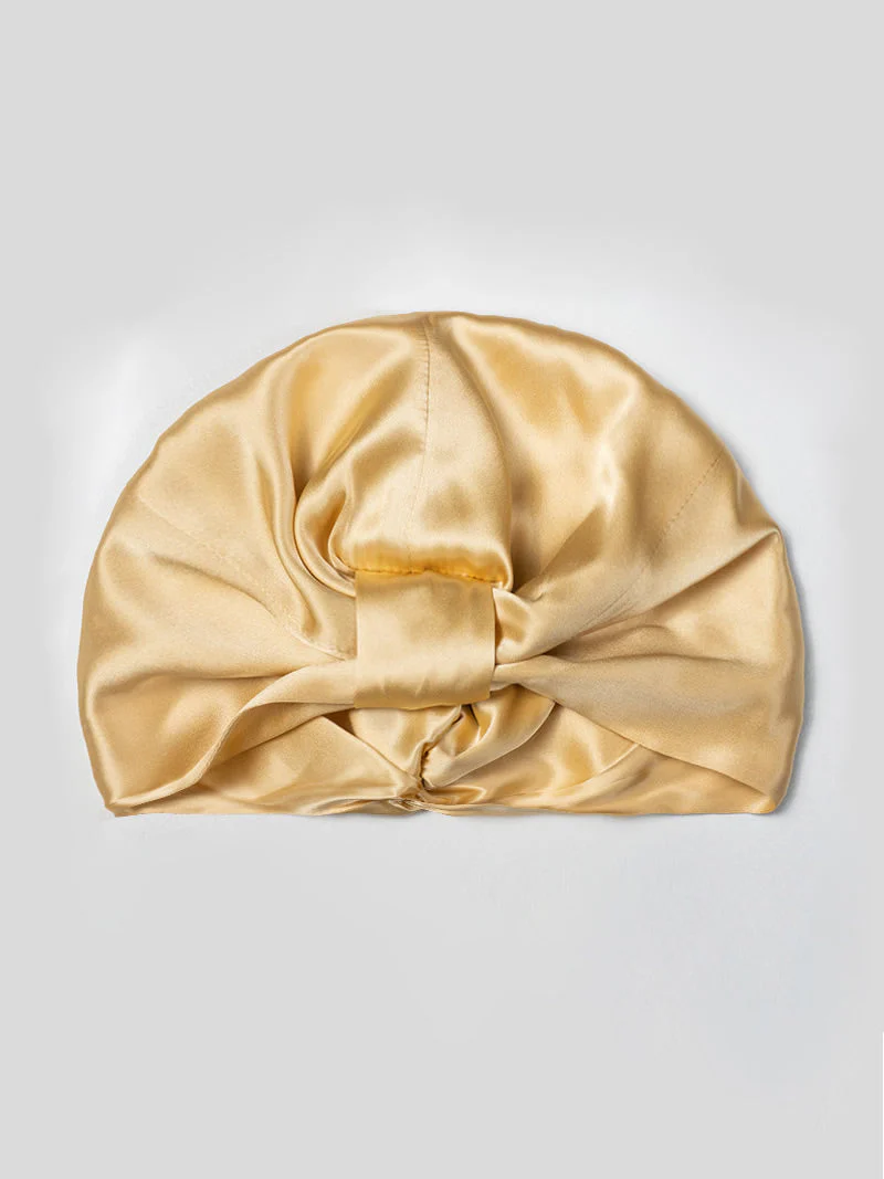 Pure Silk Double Layer Night Turban Bonnet - Image 15
