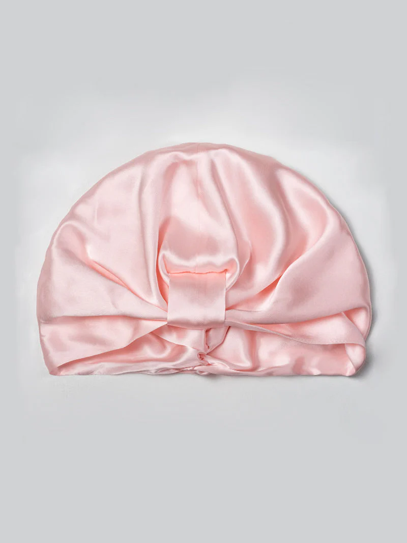 Pure Silk Double Layer Night Turban Bonnet - Image 25