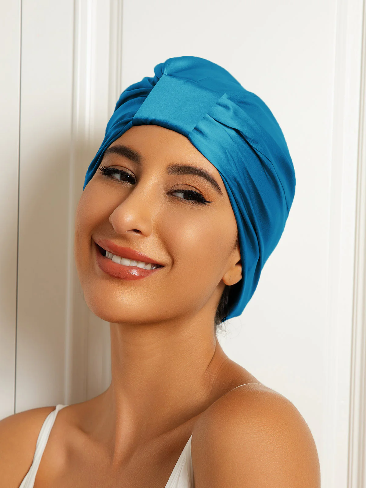 Pure Silk Double Layer Night Turban Bonnet - Image 26