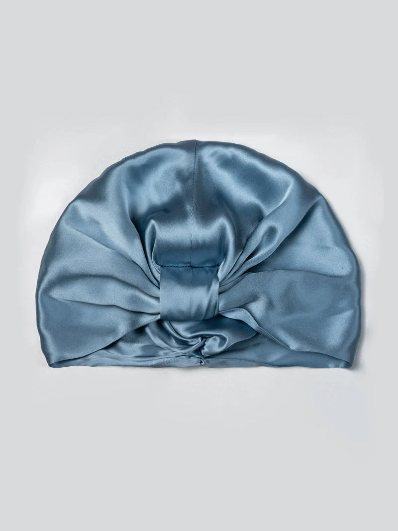 Pure Silk Double Layer Night Turban Bonnet - Image 35