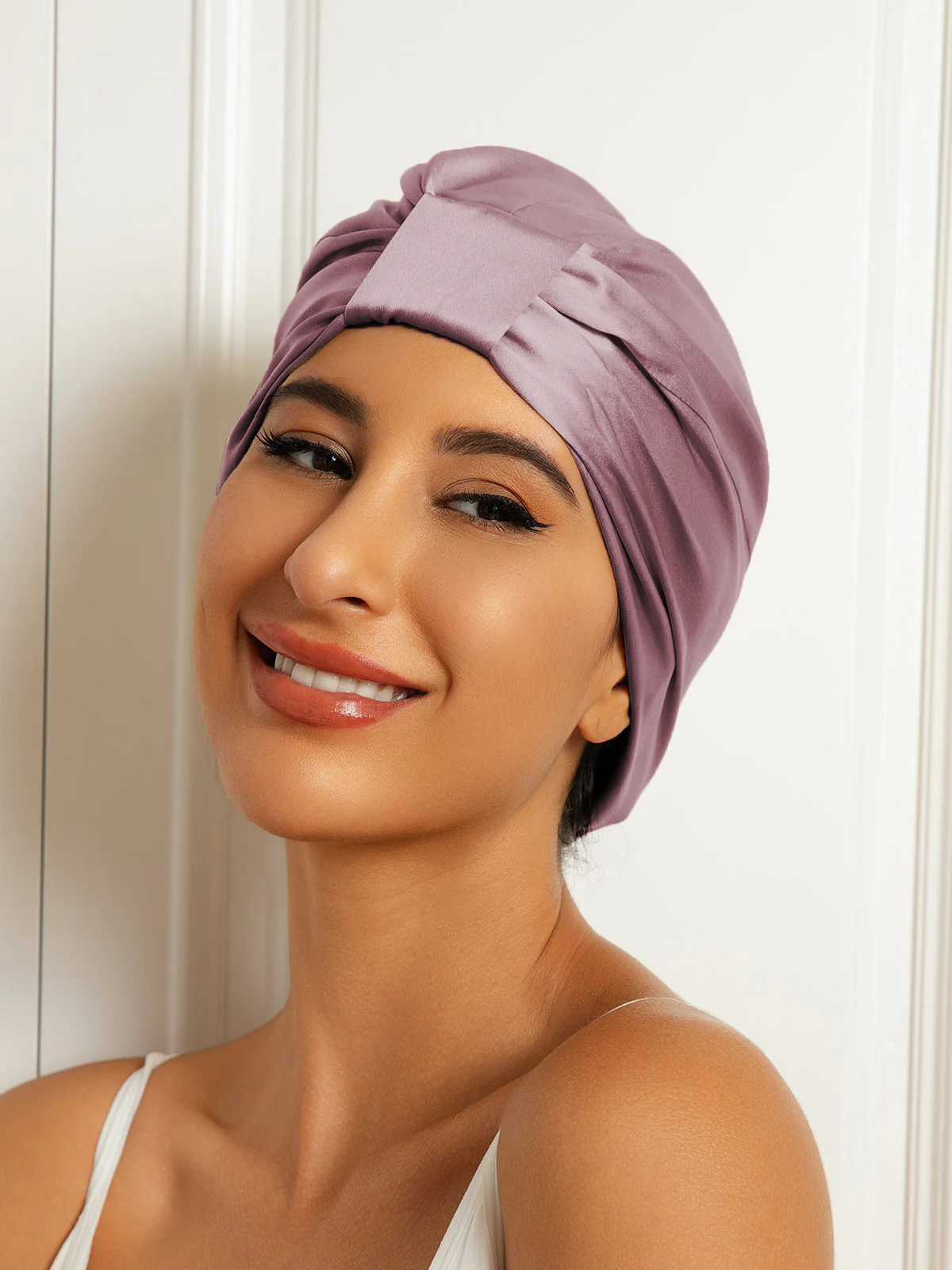 Pure Silk Double Layer Night Turban Bonnet - Image 8