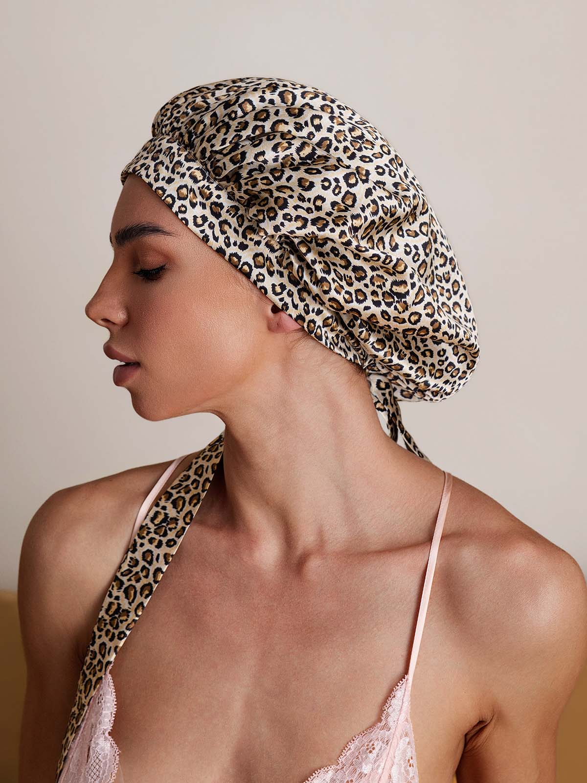 Pure silk Elegant Bonnet with Long Ribbons - Image 14