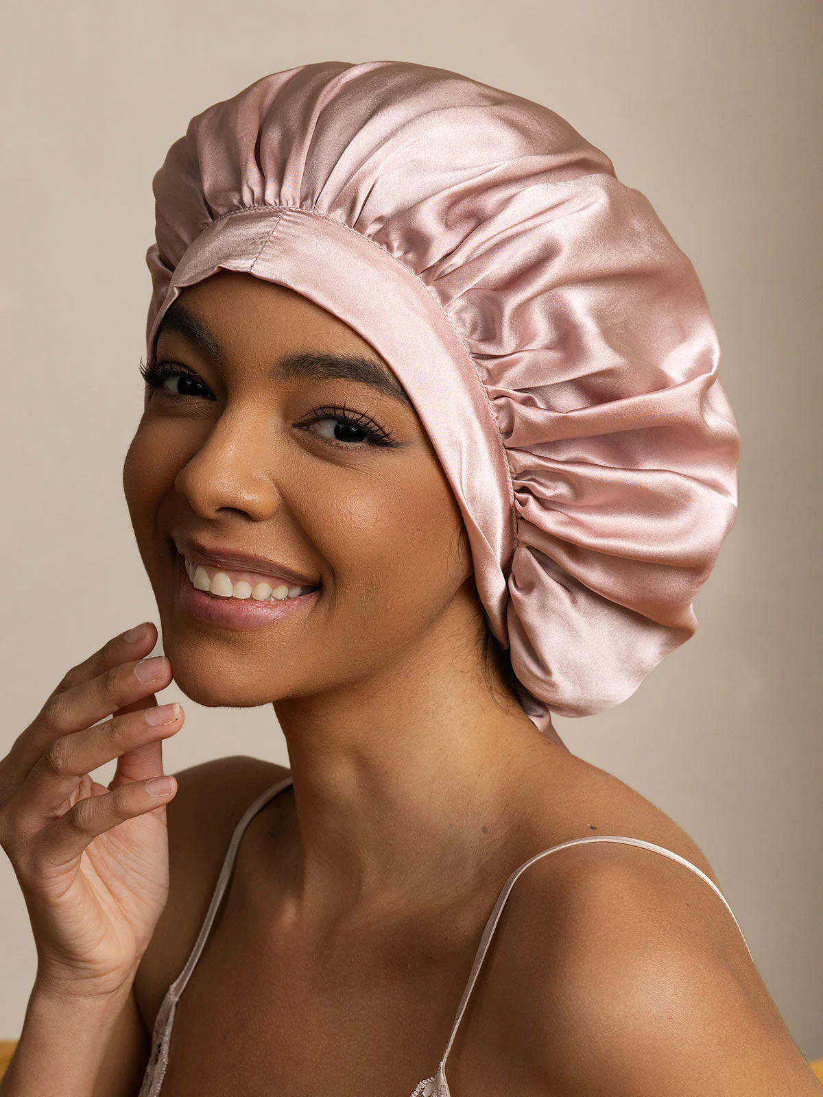 Pure silk Elegant Bonnet with Long Ribbons - Image 22