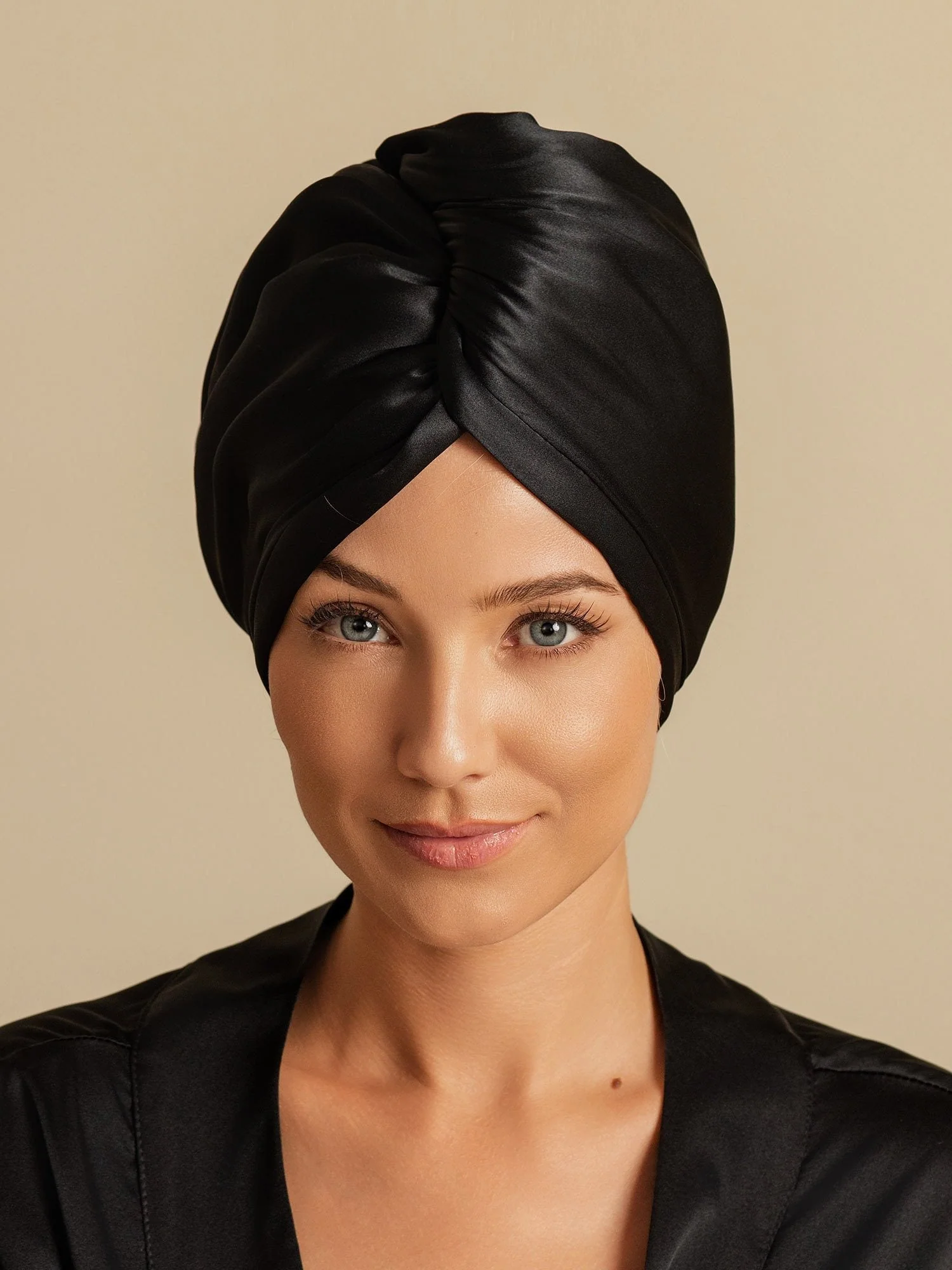 Pure Silk Hair Towel Wrap – Quick Dry, Frizz Free & Gentle on Hair - Image 14