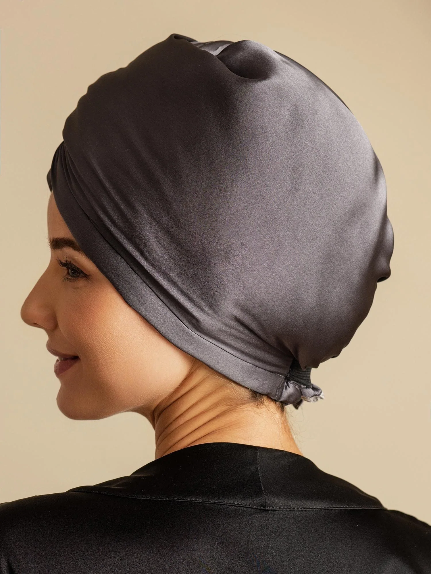 Pure Silk Hair Towel Wrap – Quick Dry, Frizz Free & Gentle on Hair - Image 18