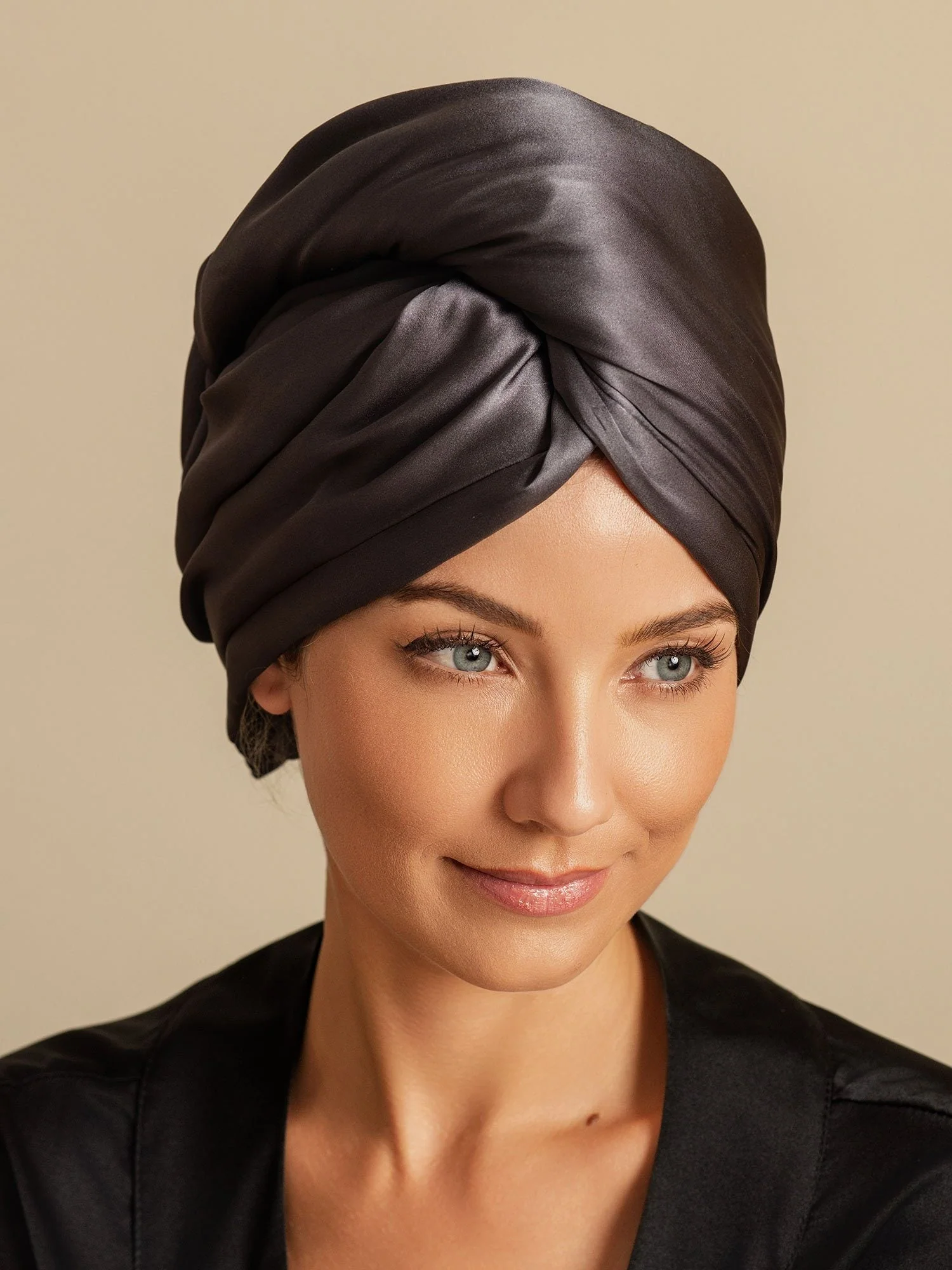 Pure Silk Hair Towel Wrap – Quick Dry, Frizz Free & Gentle on Hair - Image 19