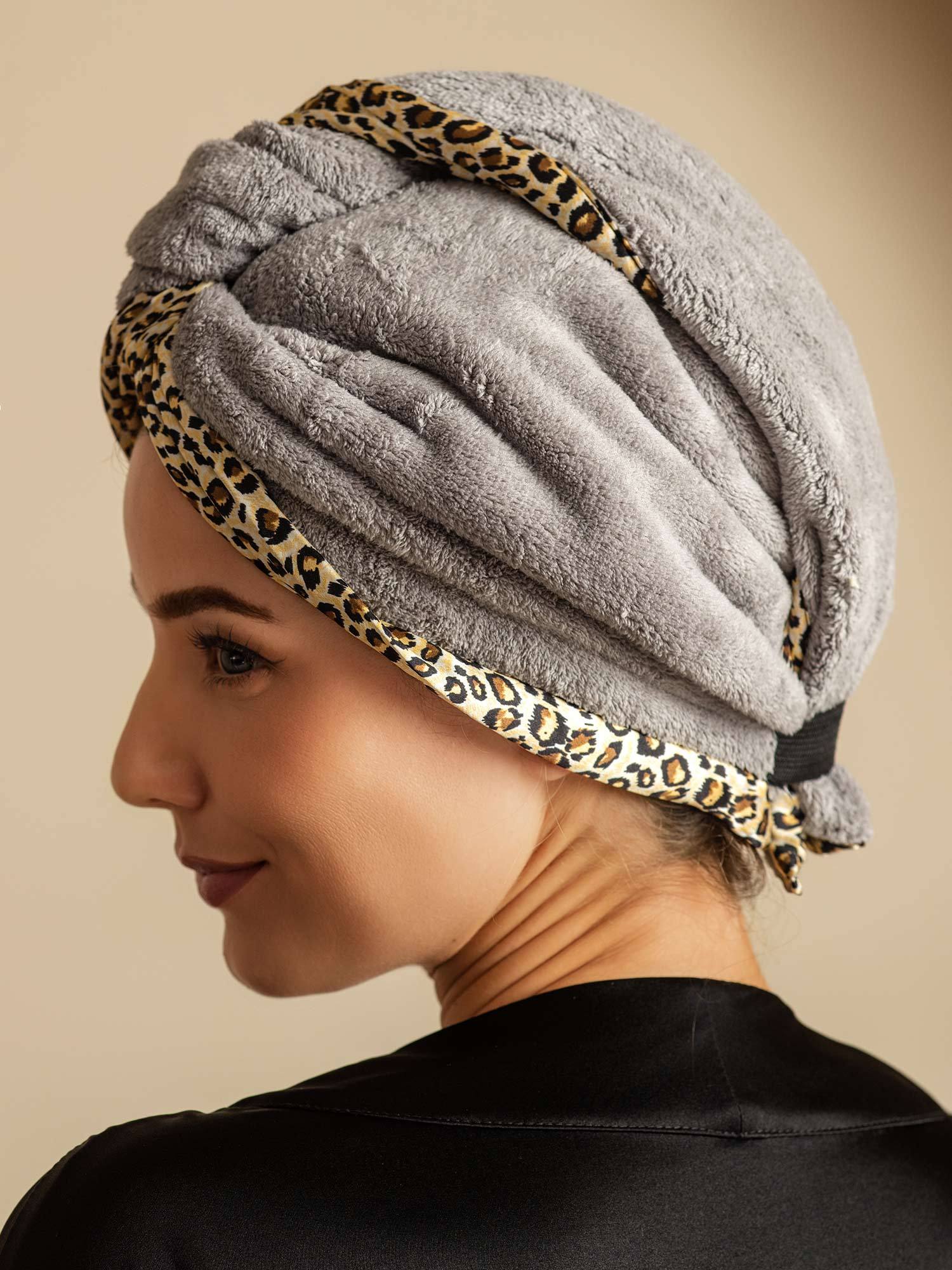 Pure Silk Hair Towel Wrap – Quick Dry, Frizz Free & Gentle on Hair - Image 29