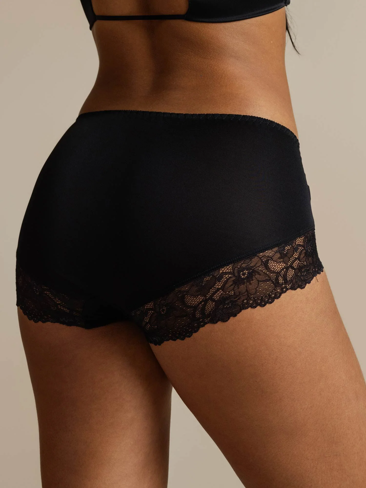 Pure Silk Lace Trim Panty - Image 30