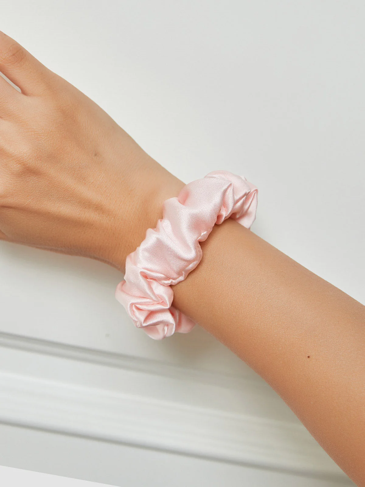 Pure Silk Soft Classic Hair Scrunchie - 2cm - Image 10