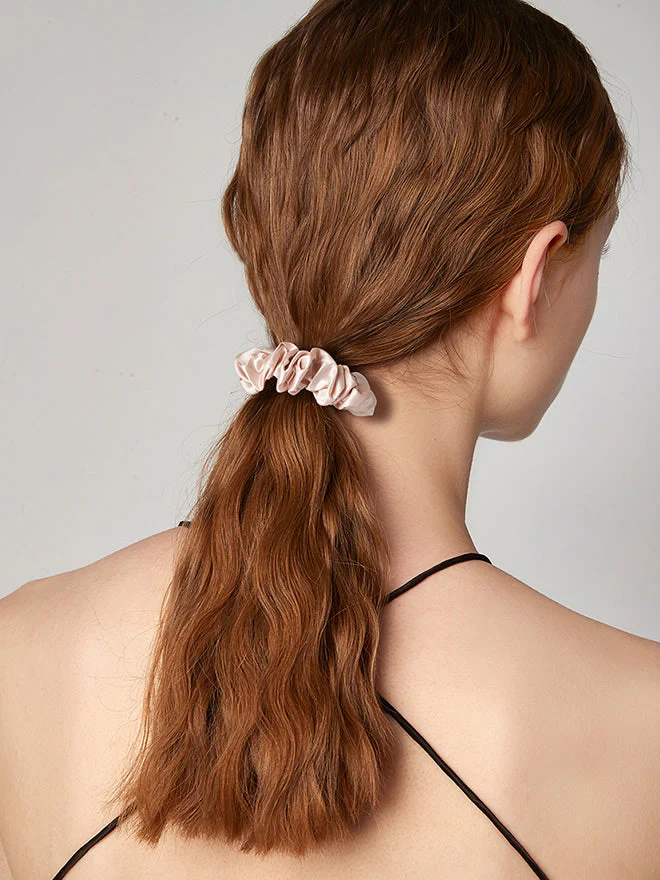 Pure Silk Soft Classic Hair Scrunchie - 2cm - Image 14