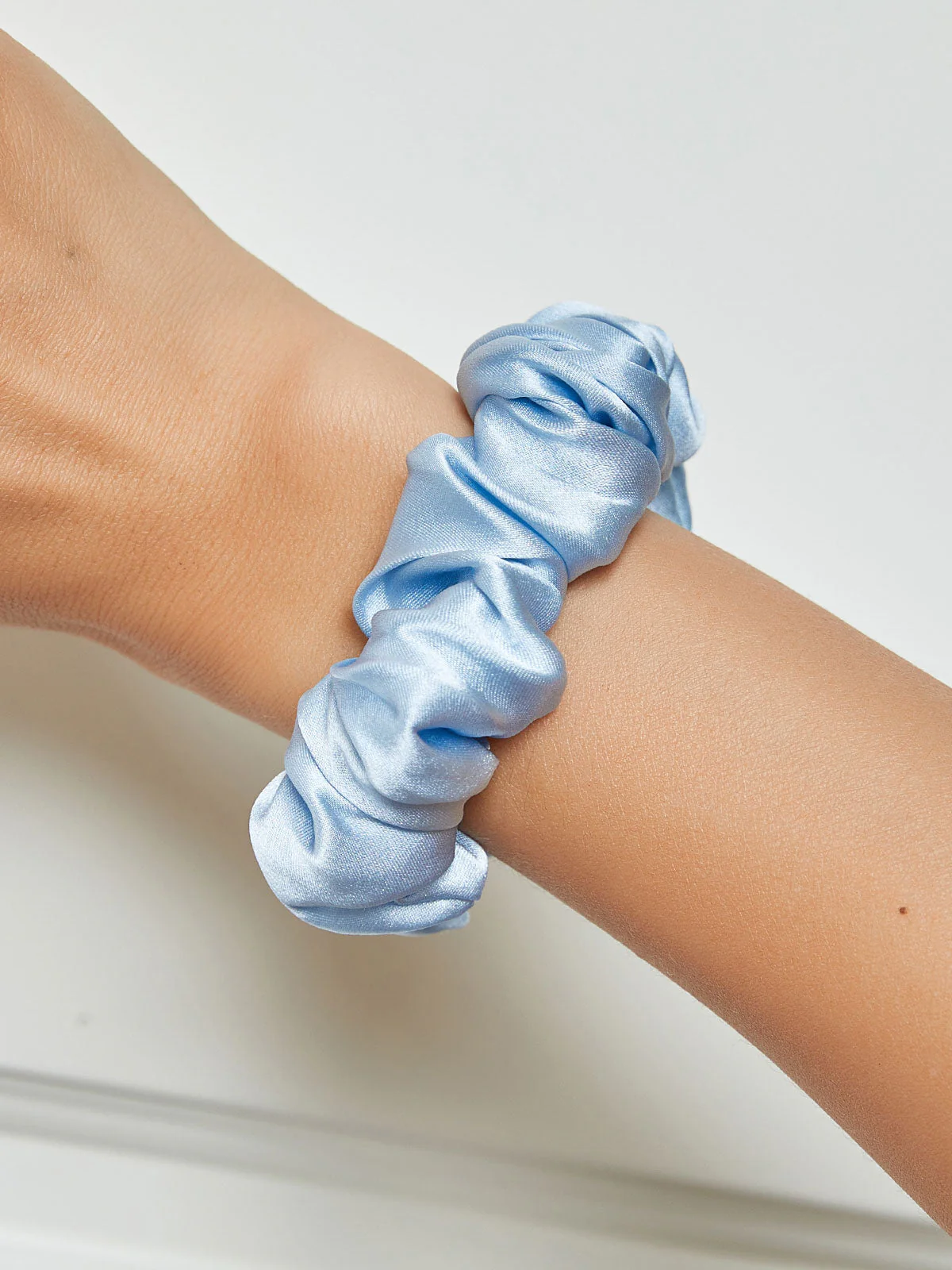 Pure Silk Soft Classic Hair Scrunchie - 2cm - Image 20
