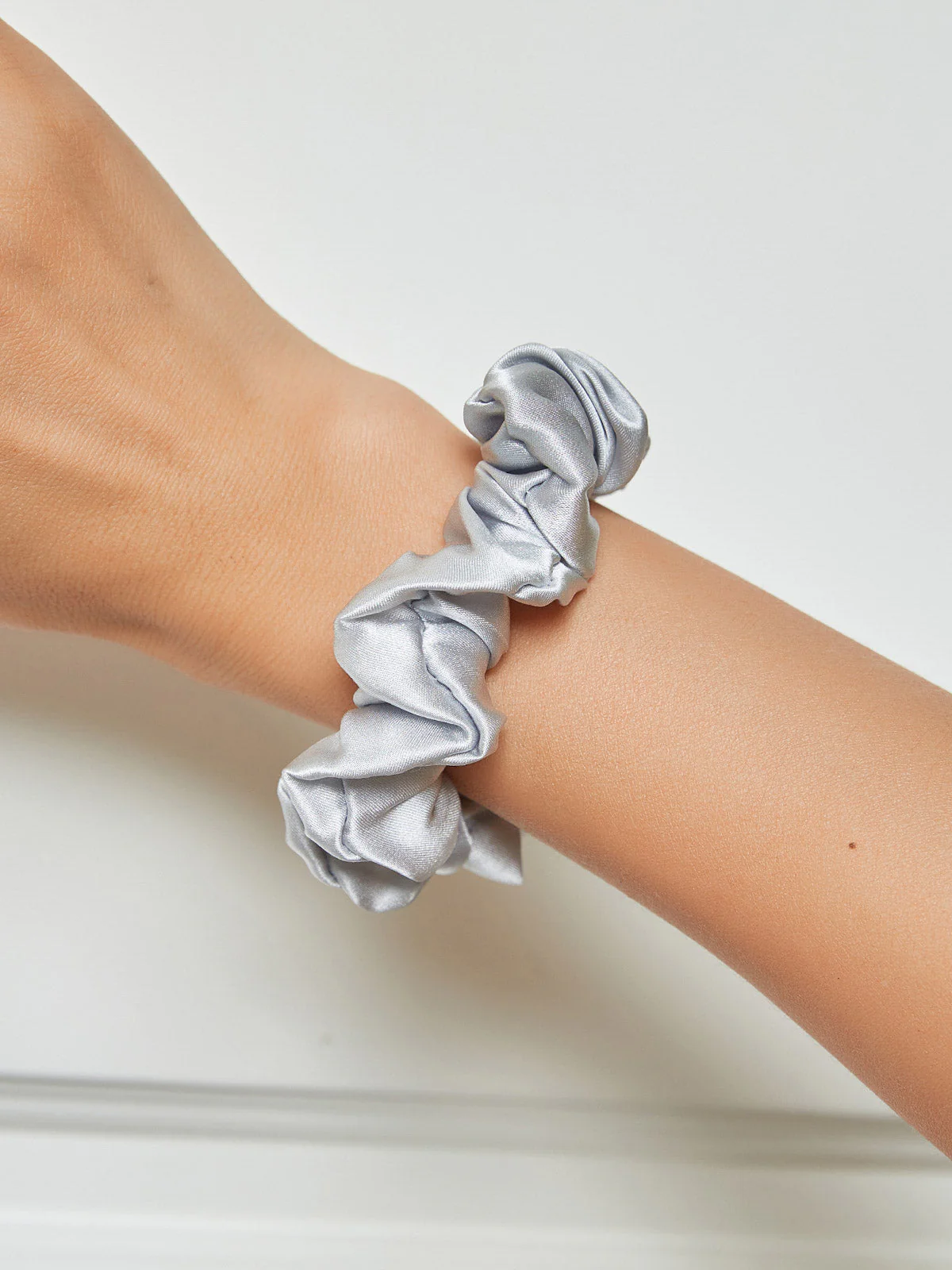 Pure Silk Soft Classic Hair Scrunchie - 2cm - Image 37