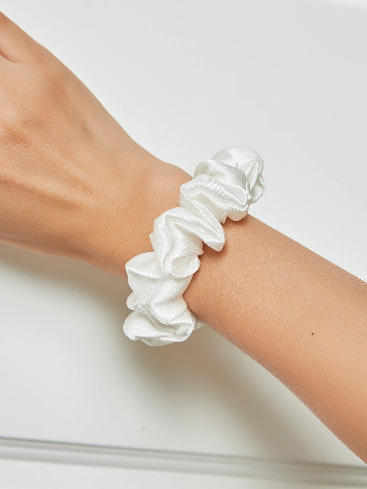 Pure Silk Soft Classic Hair Scrunchie - 2cm - Image 61