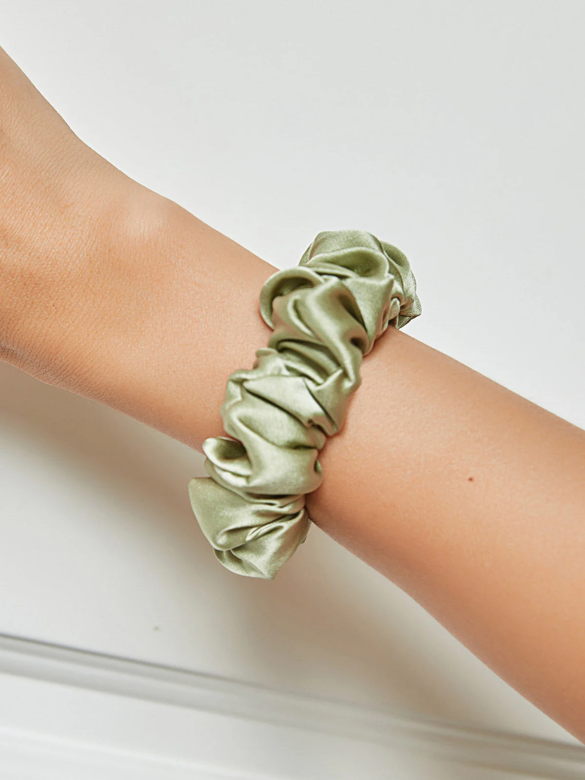Pure Silk Soft Classic Hair Scrunchie - 2cm - Image 90
