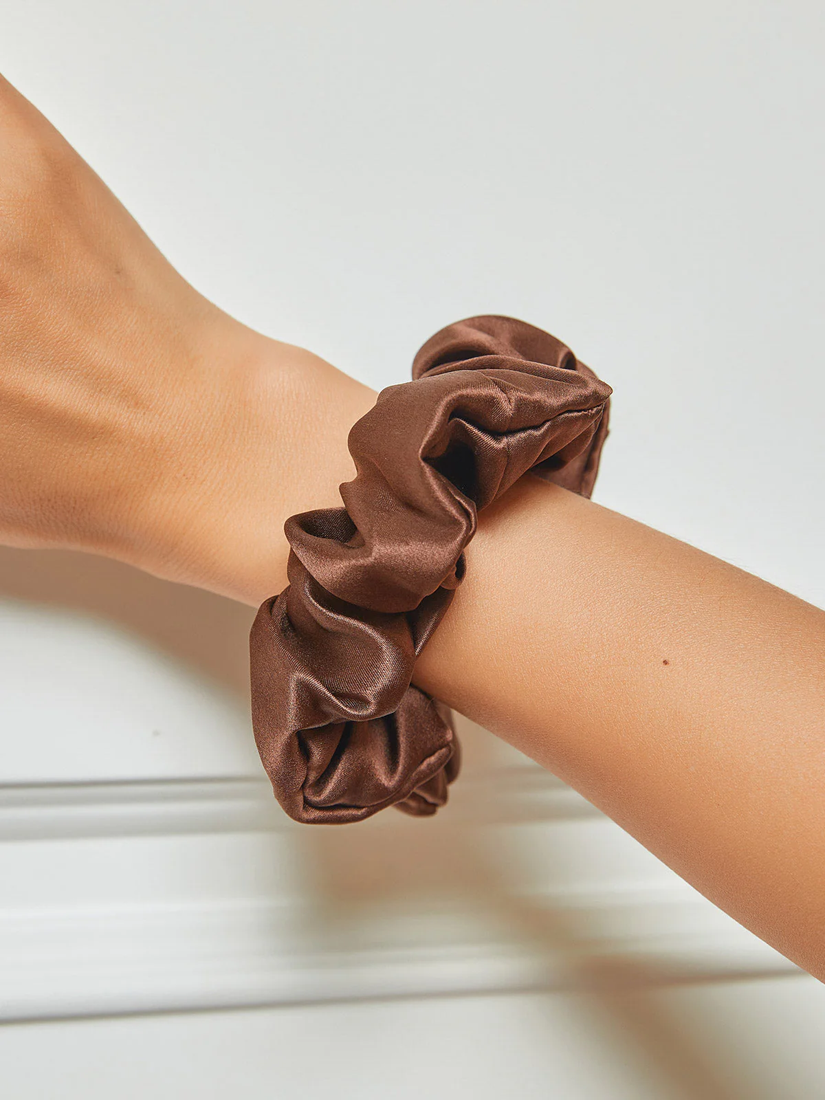 Pure Silk Soft Large Hair Scrunchie - 3.5cm - Image 20