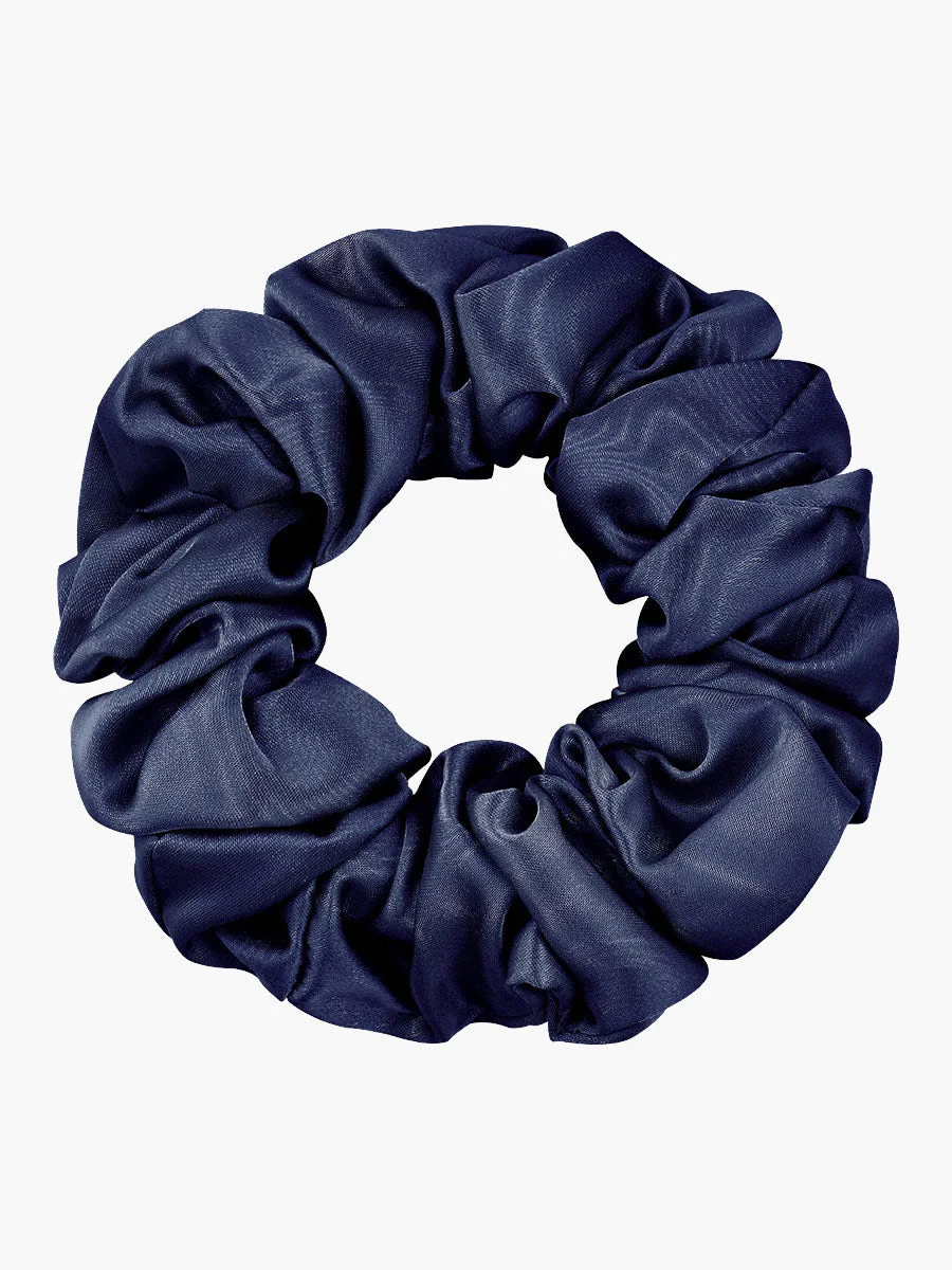 Pure Silk Soft Large Hair Scrunchie - 3.5cm - Image 4