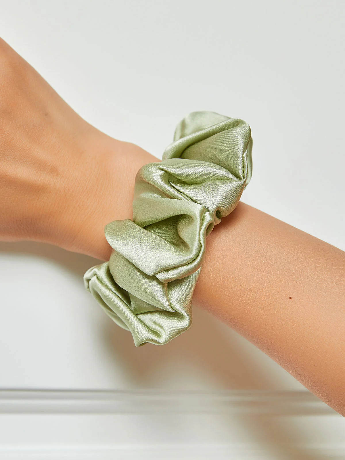 Pure Silk Soft Large Hair Scrunchie - 3.5cm - Image 44