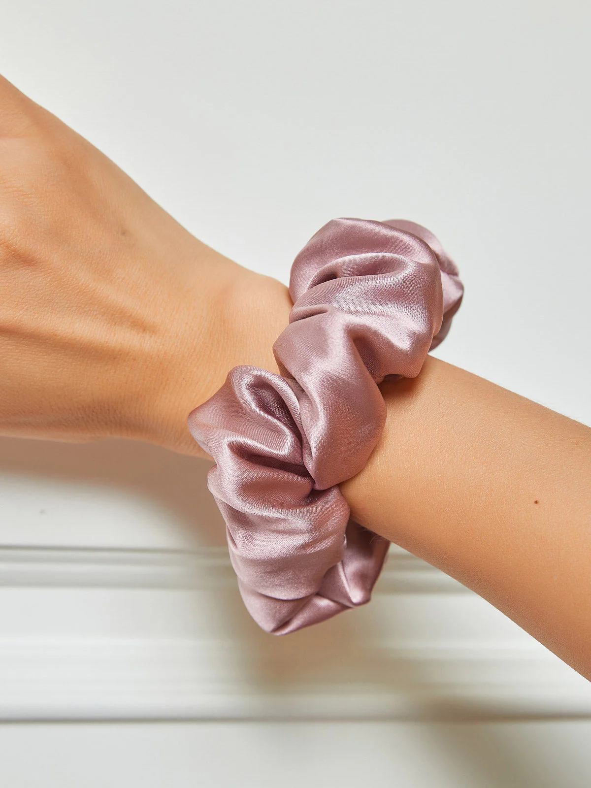 Pure Silk Soft Large Hair Scrunchie - 3.5cm - Image 47