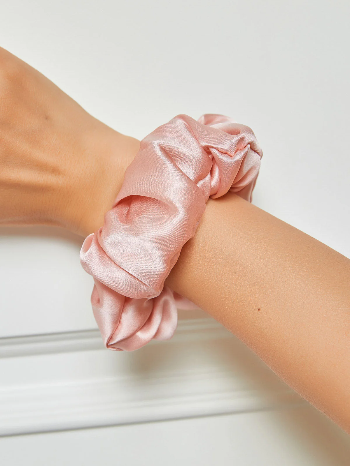 Pure Silk Soft Large Hair Scrunchie - 3.5cm - Image 50