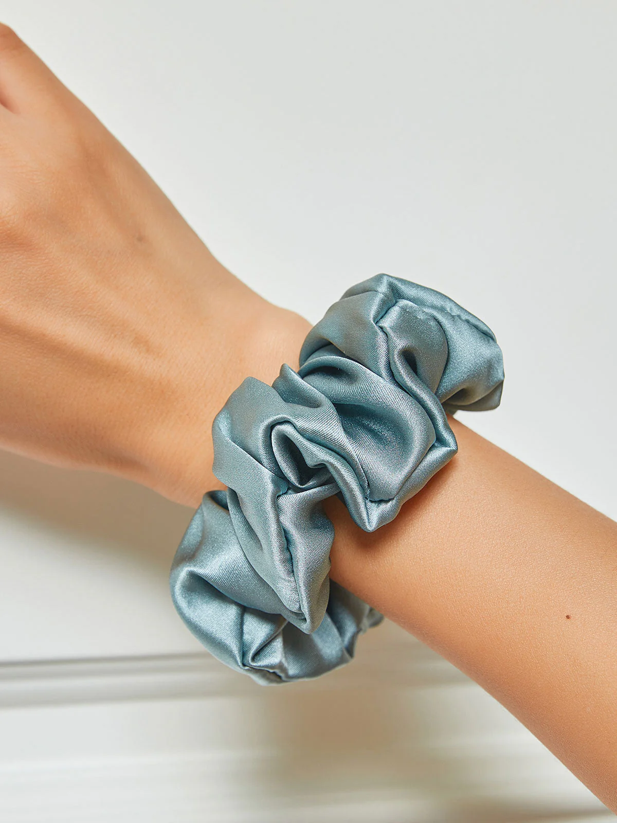 Pure Silk Soft Large Hair Scrunchie - 3.5cm - Image 60