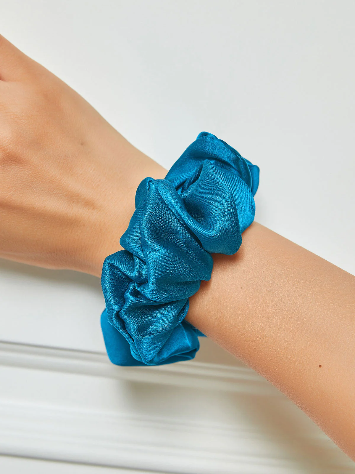 Pure Silk Soft Large Hair Scrunchie - 3.5cm - Image 63