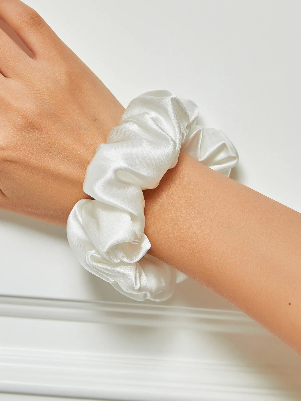 Pure Silk Soft Large Hair Scrunchie - 3.5cm - Image 69