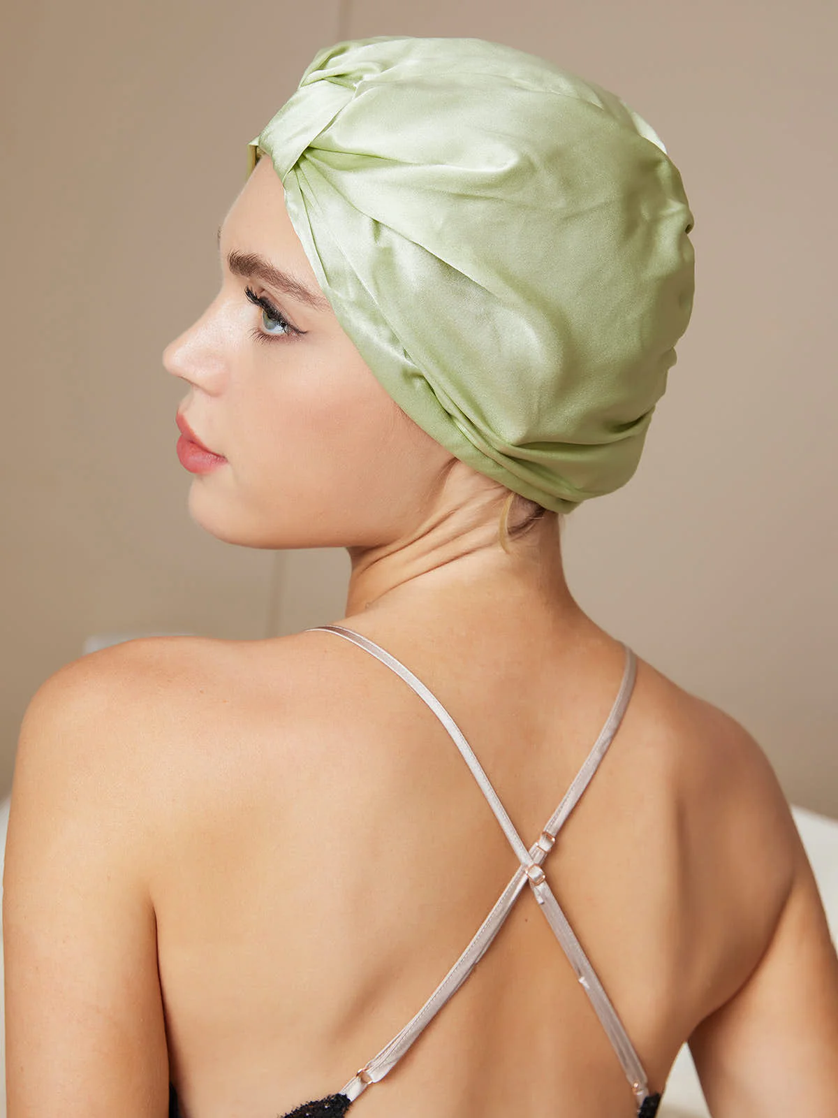 Pure Silk Night Turban Bonnet - Image 34