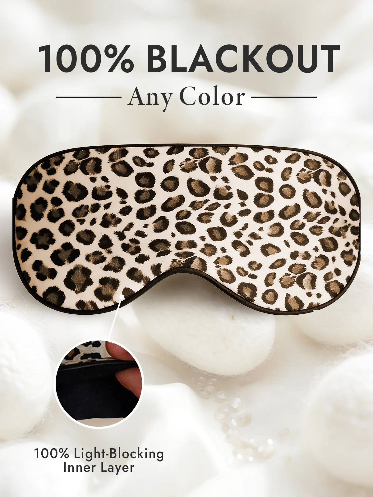 Pure Silk Elastic Band Sleep Eye Mask - Image 13