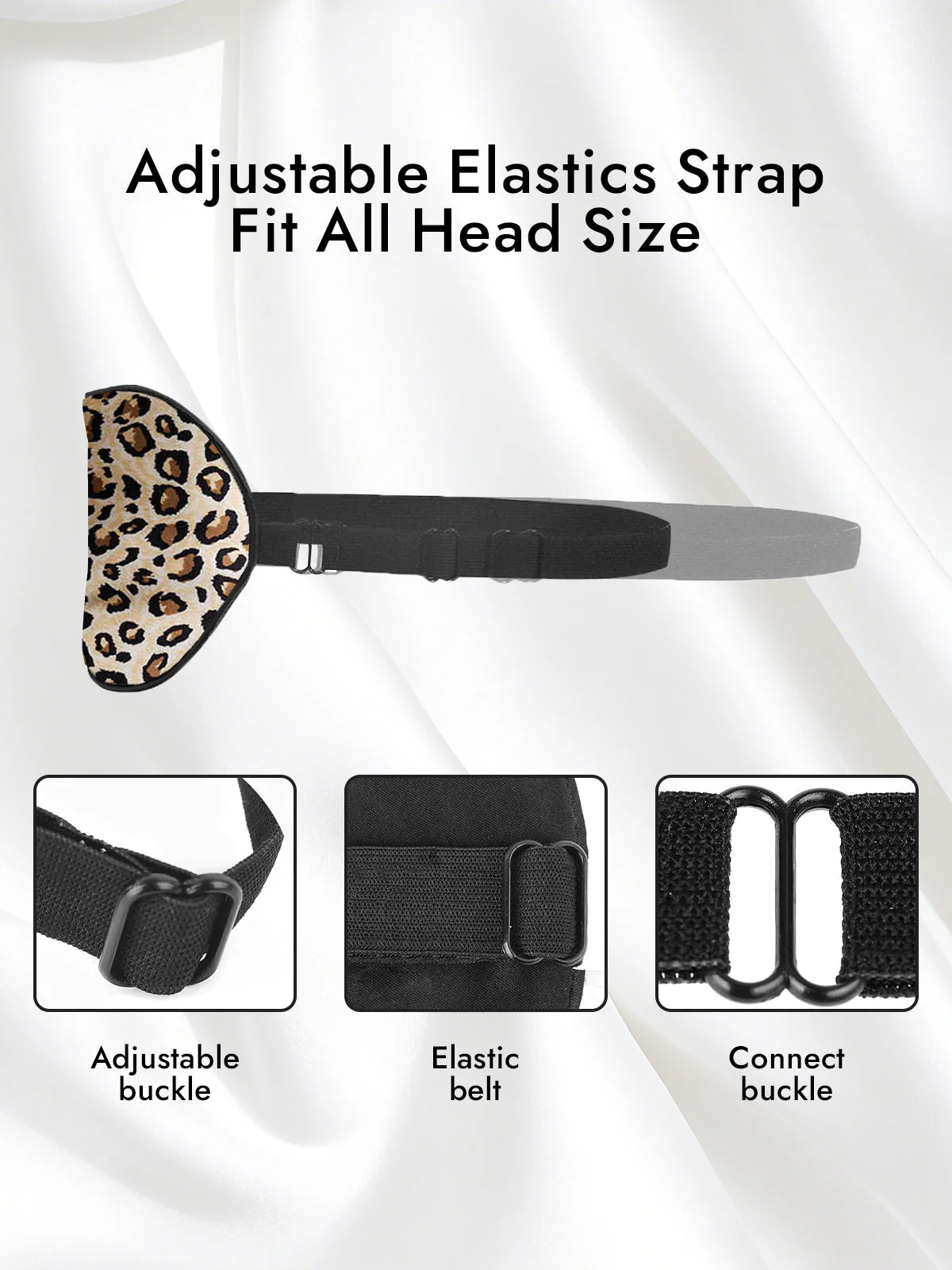 Pure Silk Elastic Band Sleep Eye Mask - Image 16
