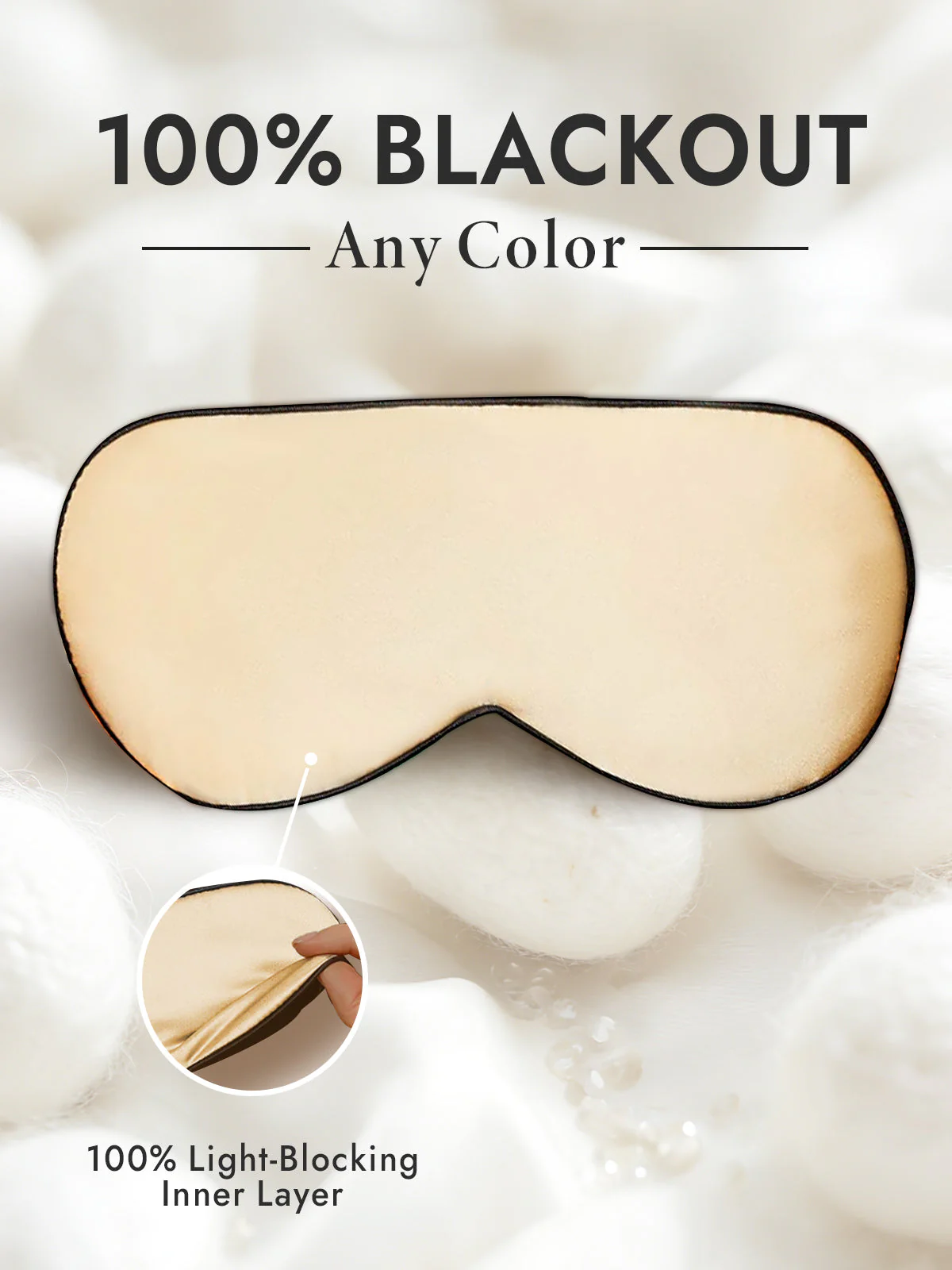 Pure Silk Elastic Band Sleep Eye Mask - Image 49