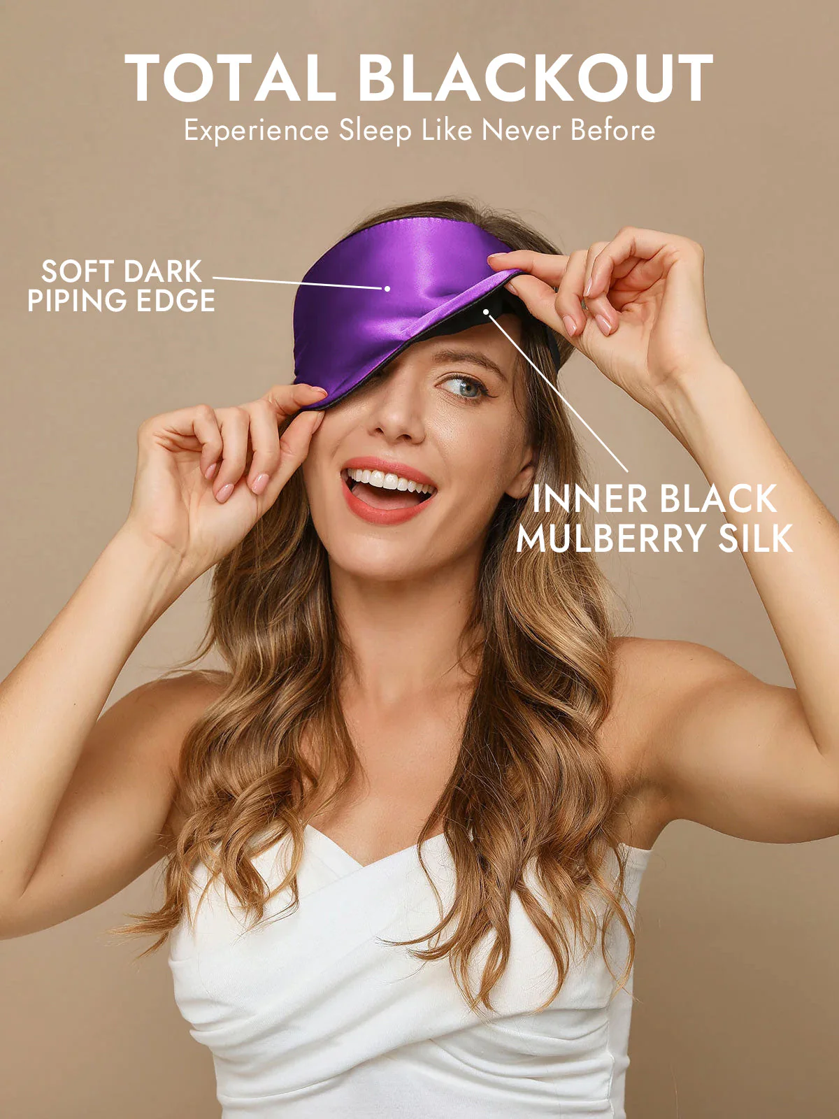 Pure Silk Elastic Band Sleep Eye Mask - Image 62