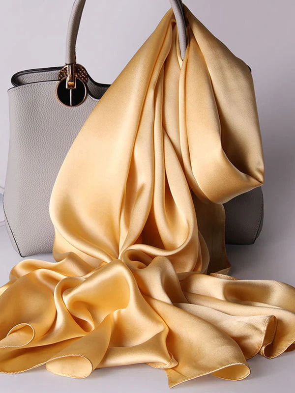 Pure Silk Long Scarf/Shawl 170x53cm/67 - Image 10
