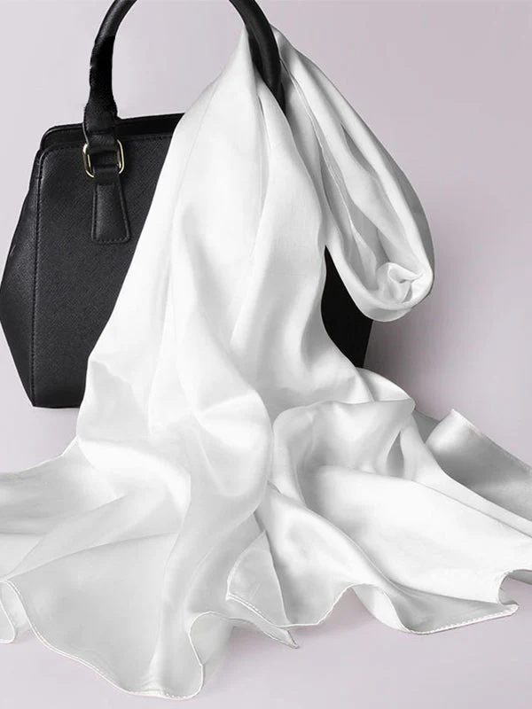 Pure Silk Long Scarf/Shawl 170x53cm/67 - Image 13