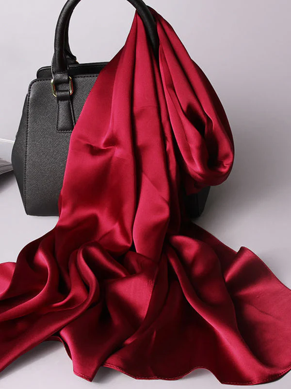 Pure Silk Long Scarf/Shawl 170x53cm/67 - Image 21