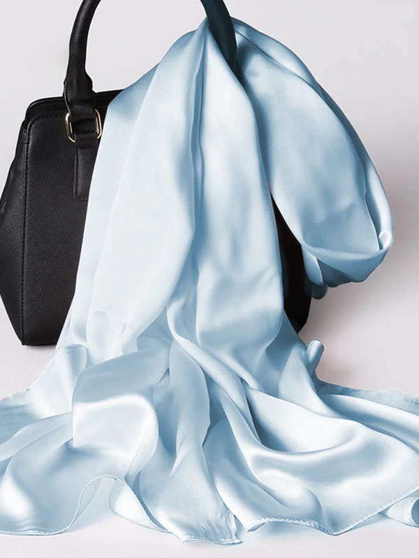 Pure Silk Long Scarf/Shawl 170x53cm/67 - Image 23