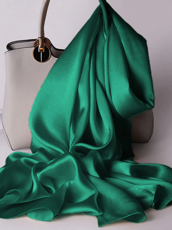 Pure Silk Long Scarf/Shawl 170x53cm/67 - Image 26